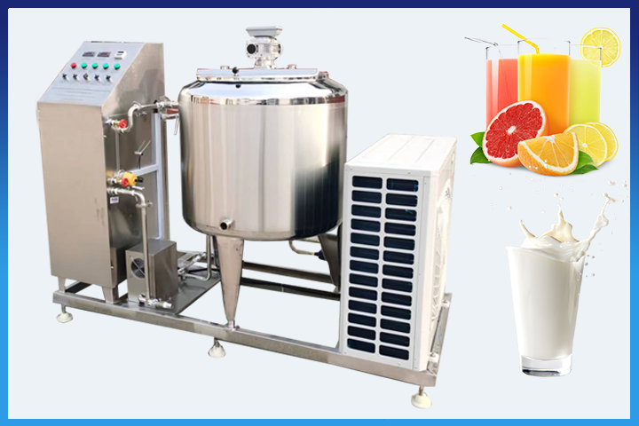 Milk Cooling Tank and Pastuerizer Milk Machine